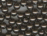 25 6mm Brown Swarovski Pearls